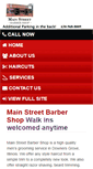 Mobile Screenshot of main-street-barbershop.com